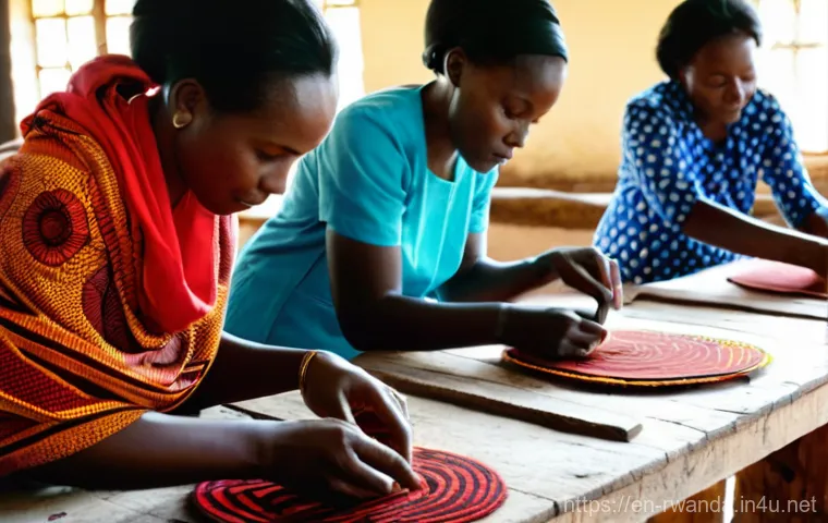 르완다의 전통 문화 체험 - **A Vibrant Intore Dance Performance in Rwanda**
    Generate an image depicting a dynamic Intore da...