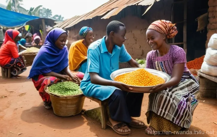 르완다 주요 수입품 - **Prompt:** A dynamic construction site in a growing Rwandan city, illustrating significant infrastr...