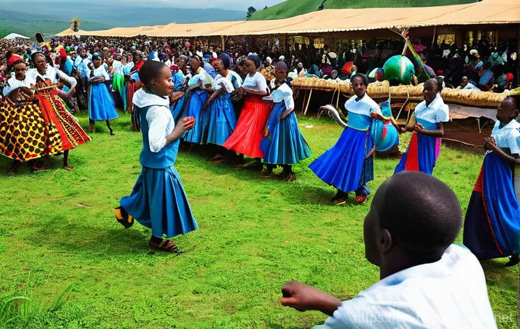 르완다 민속 음악 공연 일정 - **"Soulful Rwandan Musicians with Traditional Instruments"**
A serene, close-up scene of two Rwa... 르완다 민속 음악 공연 일정 - **"Soulful Rwandan Musicians with Traditional Instruments"**
A serene, close-up scene of two Rwa...