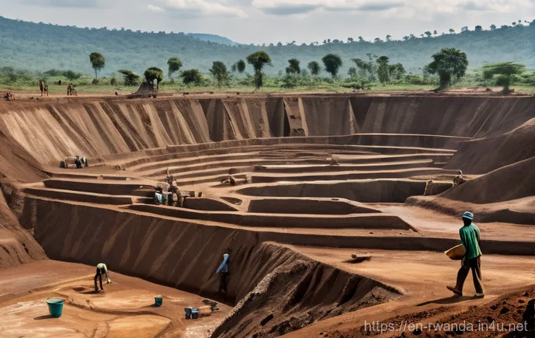 르완다와 주변국 갈등 - **Prompt:** A heartwarming scene of community resilience in a makeshift school setting in Central Af...