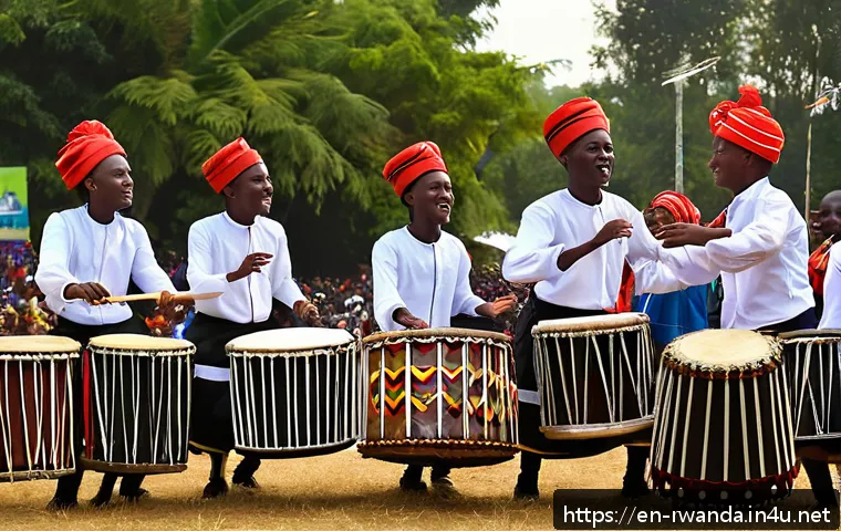 르완다 민속 음악 공연의 경제적 효과 관련 이미지 1