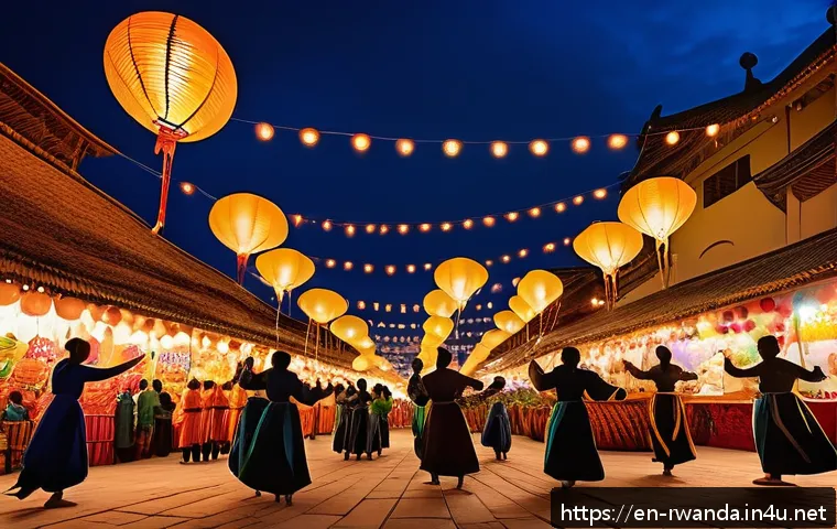 르완다 민속 춤 대회 준비 과정 관련 이미지 2